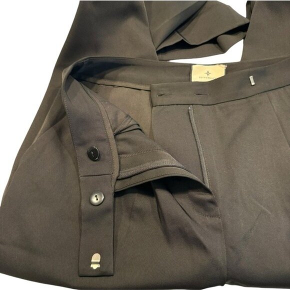 Tuckernuck Black Pleated Duncan Trouser | Size XL | NWT | High-Rise Straight Leg - Picture 9 of 10